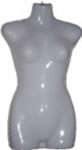 LADIES HOLLOW PLASTIC MANNEQUIN WITH HOOK